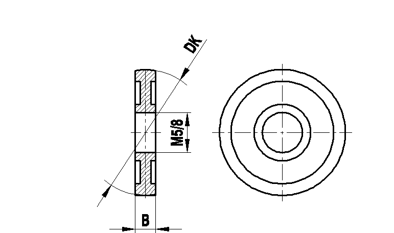 M5 сферический диск из высокопрочной стали, DK 20 мм, для систем ZEISS A-5555-0197